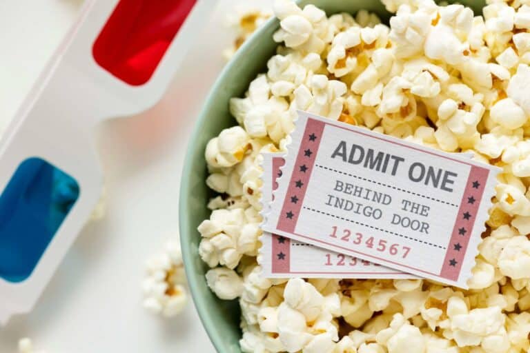 Popcorn and Ticket to Movies In the Park In Eagle Idaho