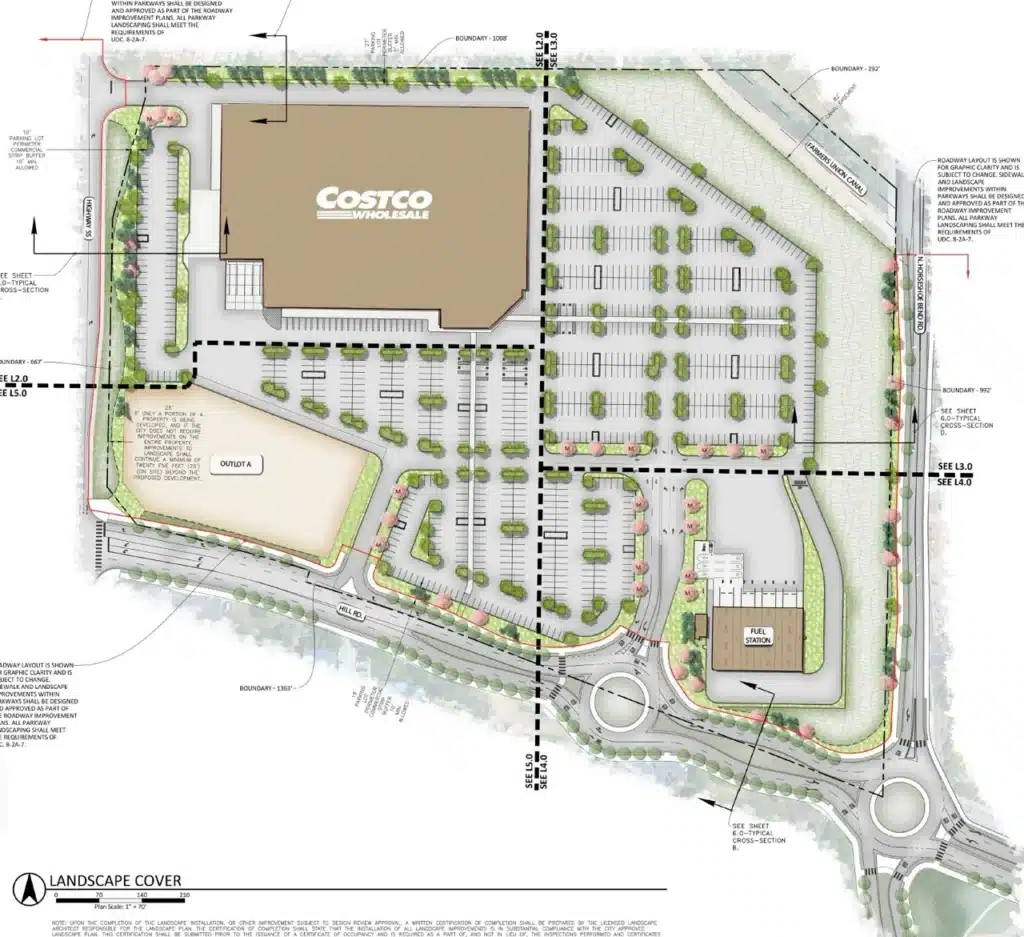 costco eagle idaho site plan and traffic proposal