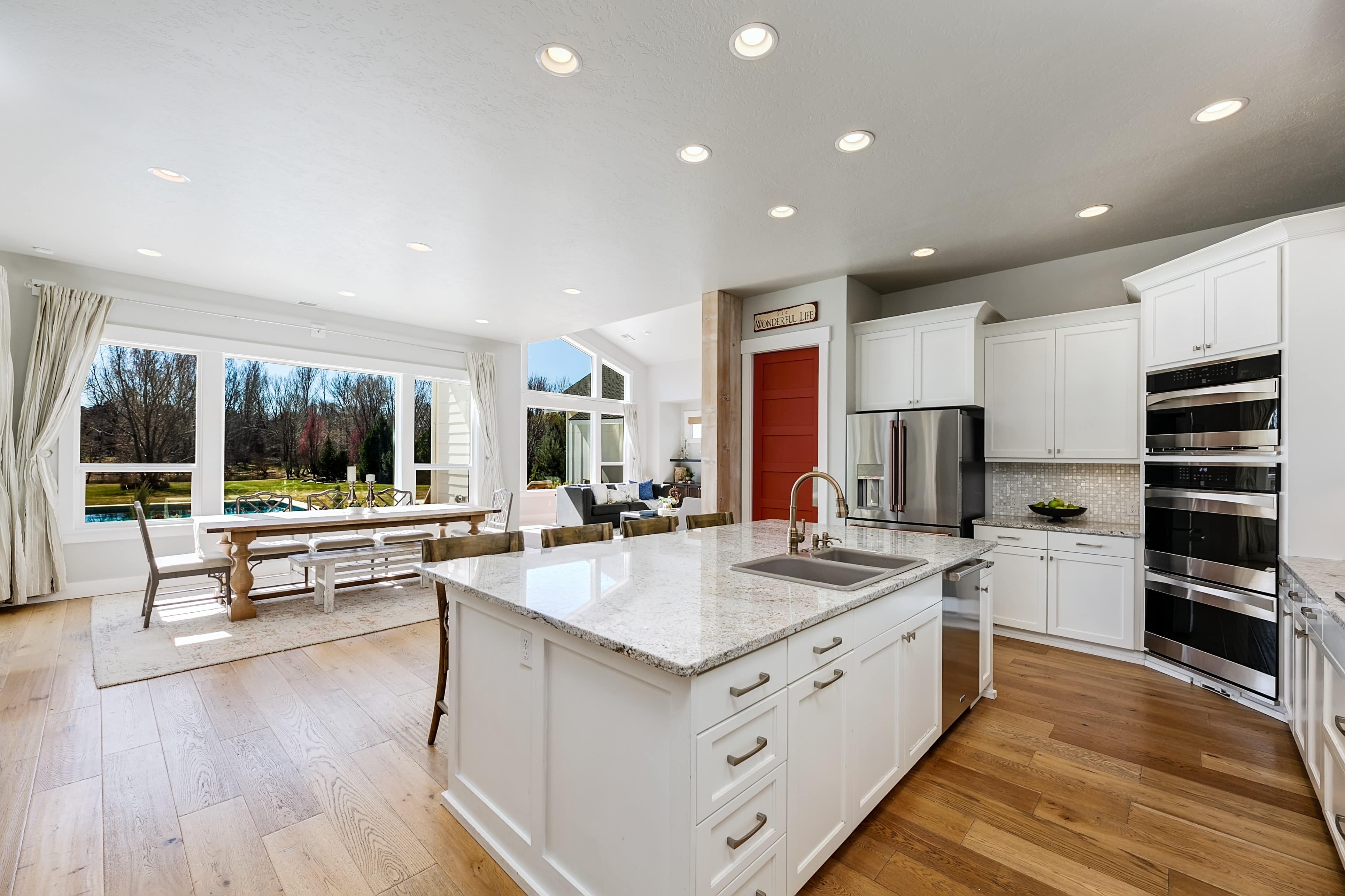 Open Concept Kitchen with Luxury Appliances